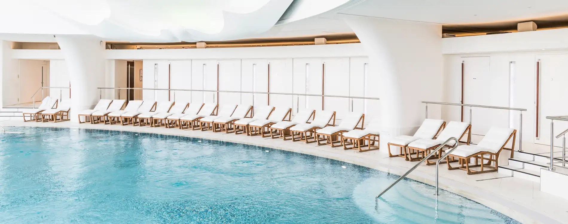 The seawater pool at the Thermes Marins Monte-Carlo