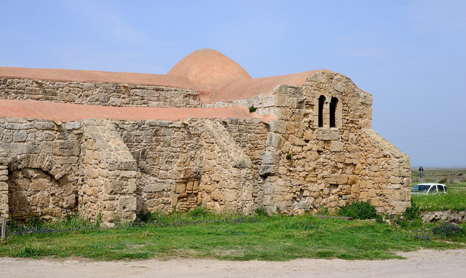 The early church of San Giovanni di Sinis near Cabras