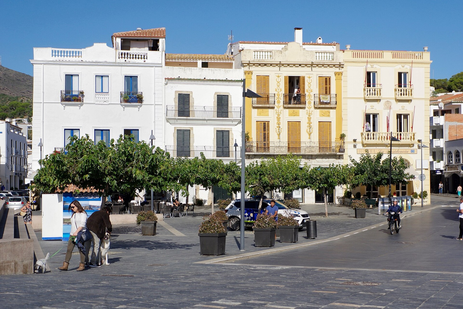 A quiet street in the old centre of Cadaqués