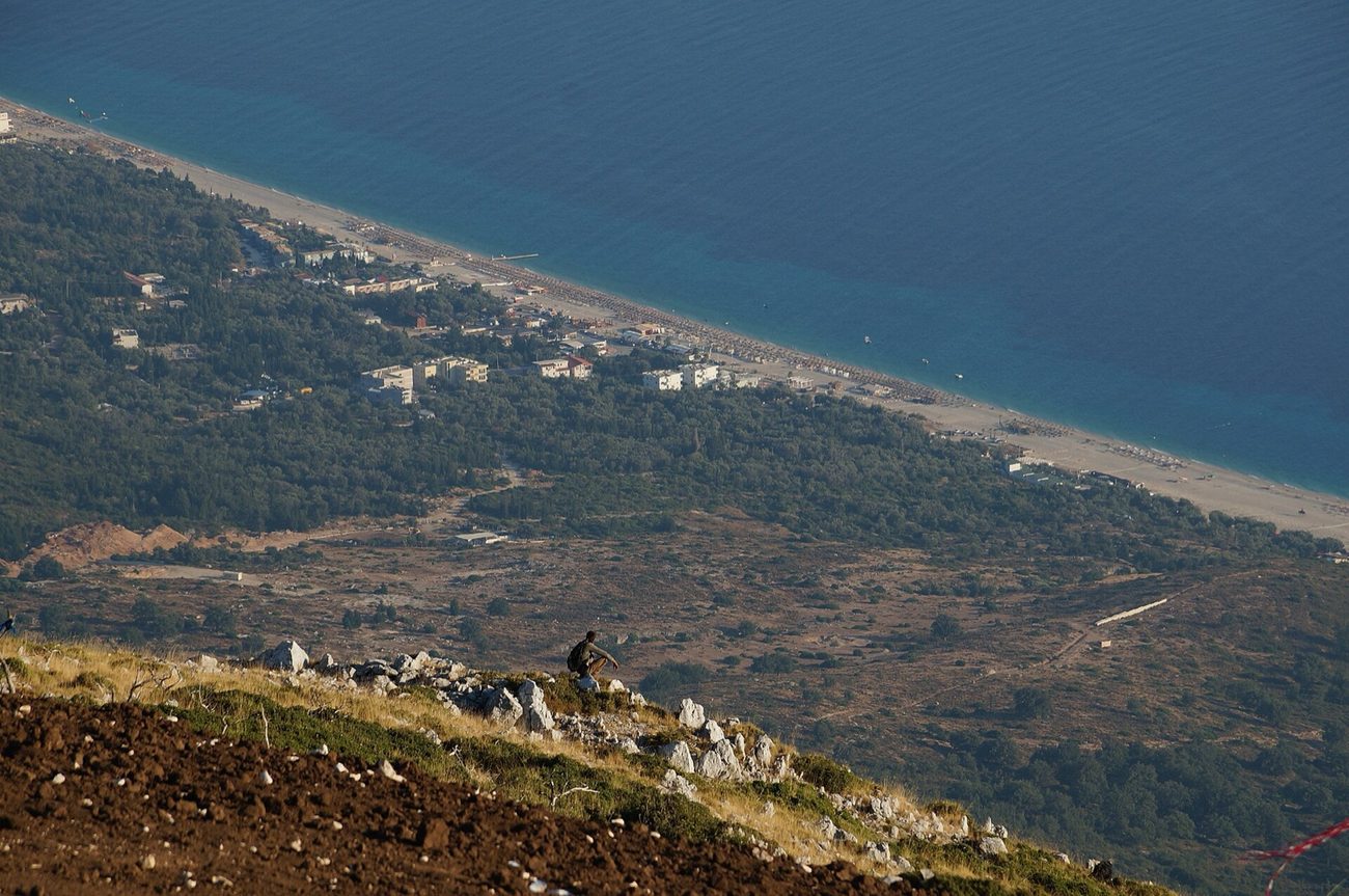 Drymades beach below Dhërmi