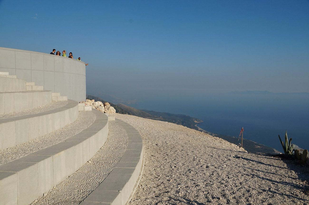 The Llogara Pass above the Ionian coast
