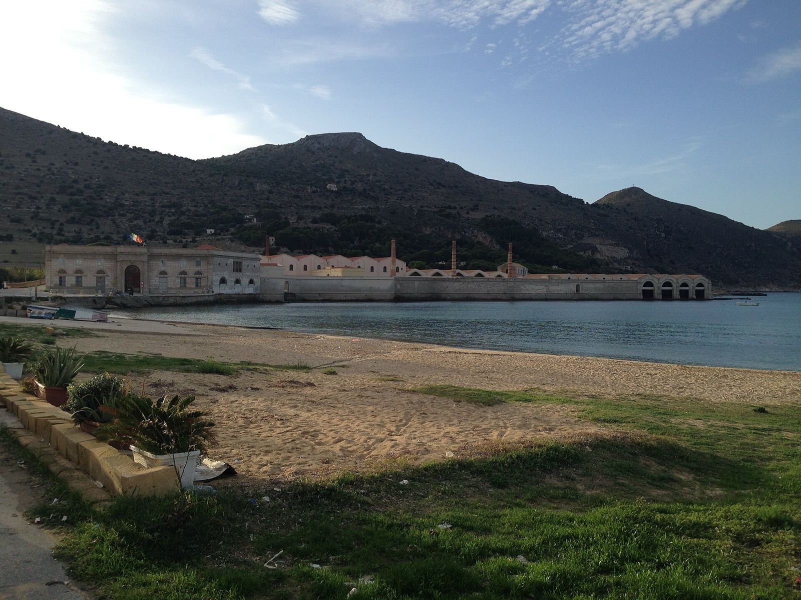 The former Florio tuna works on the Favignana harbour, now a museum