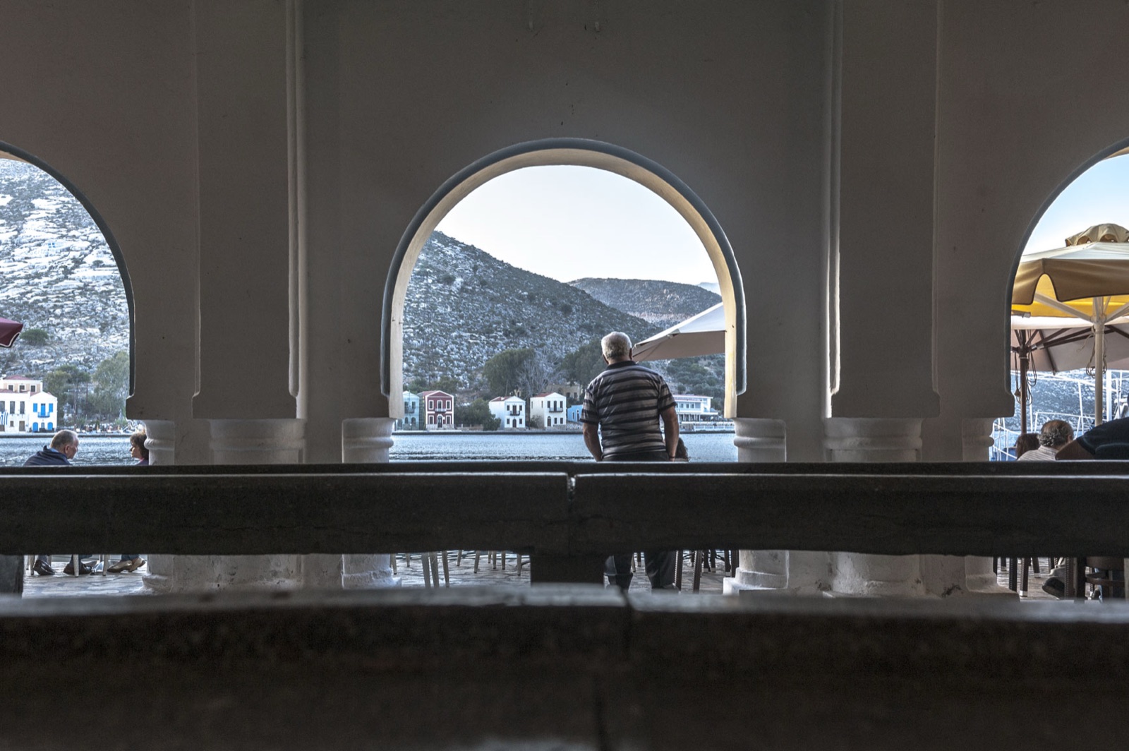 The old market lane of Megisti on Kastellorizo