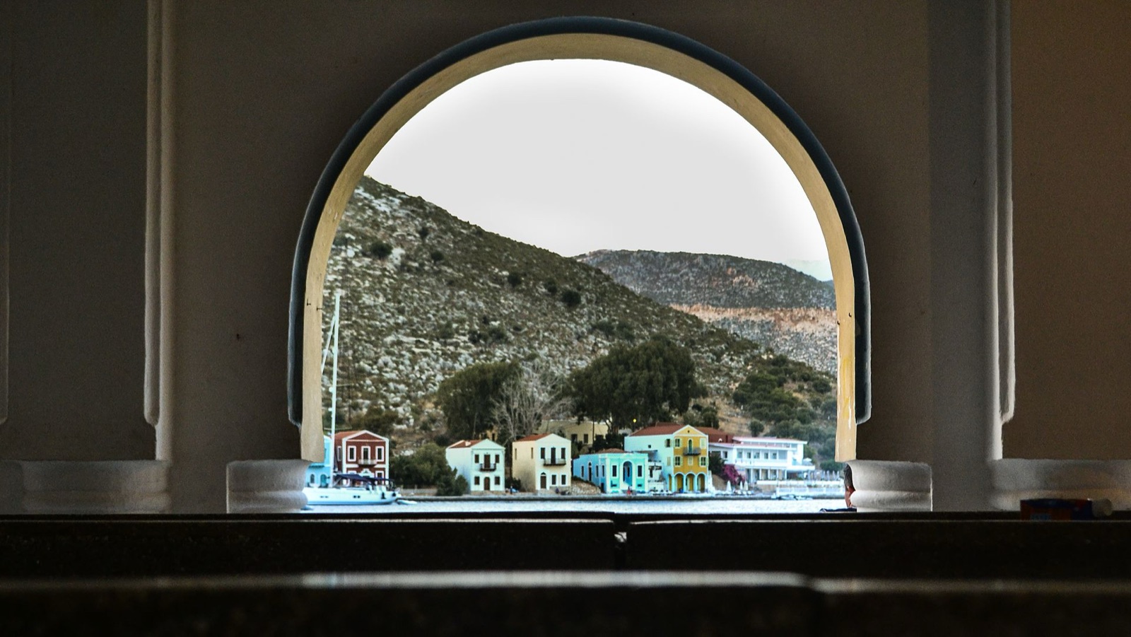A field note from the country's easternmost island, a single painted waterfront facing the