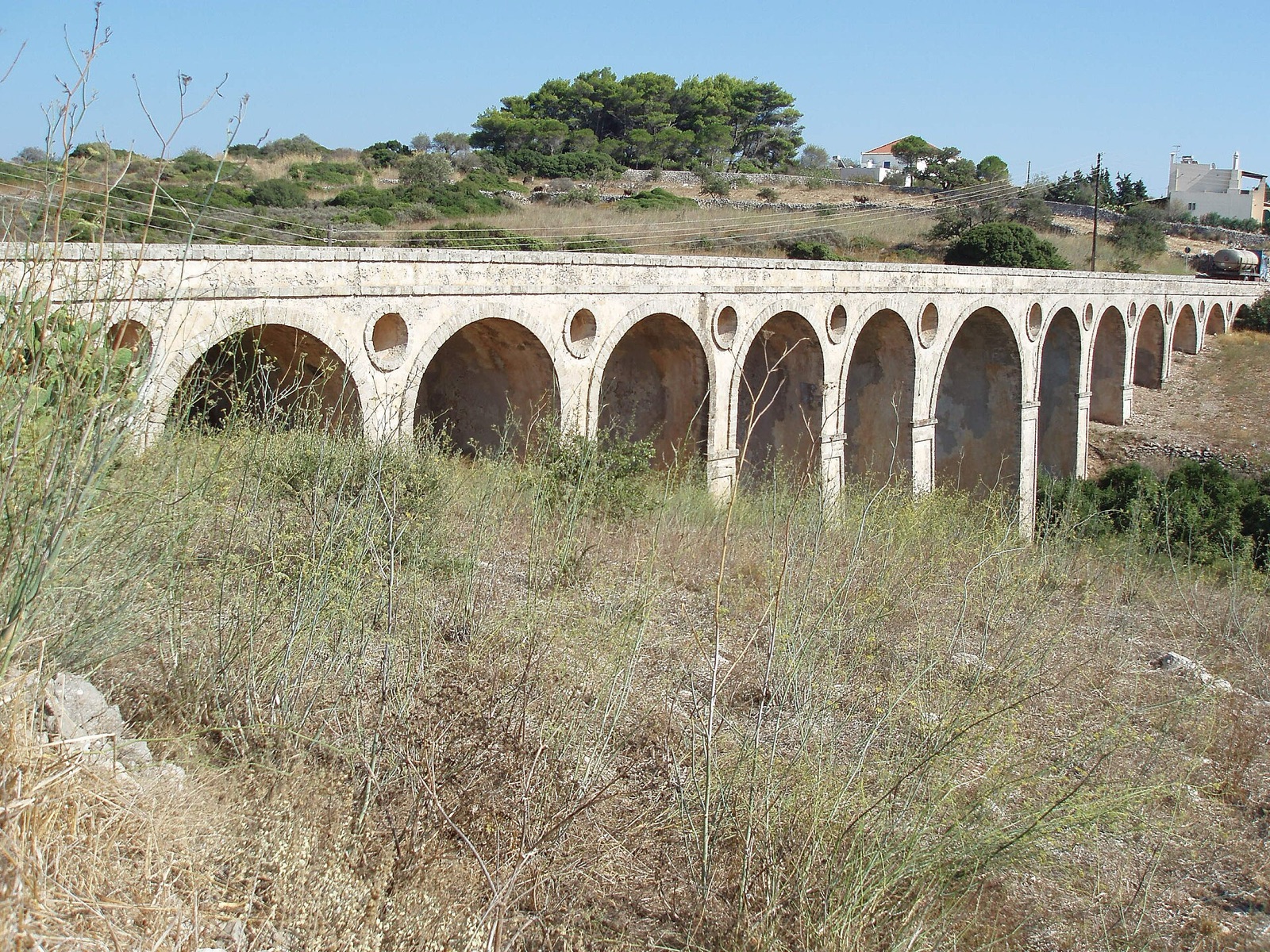 The British-built Katouni stone bridge, Kythira