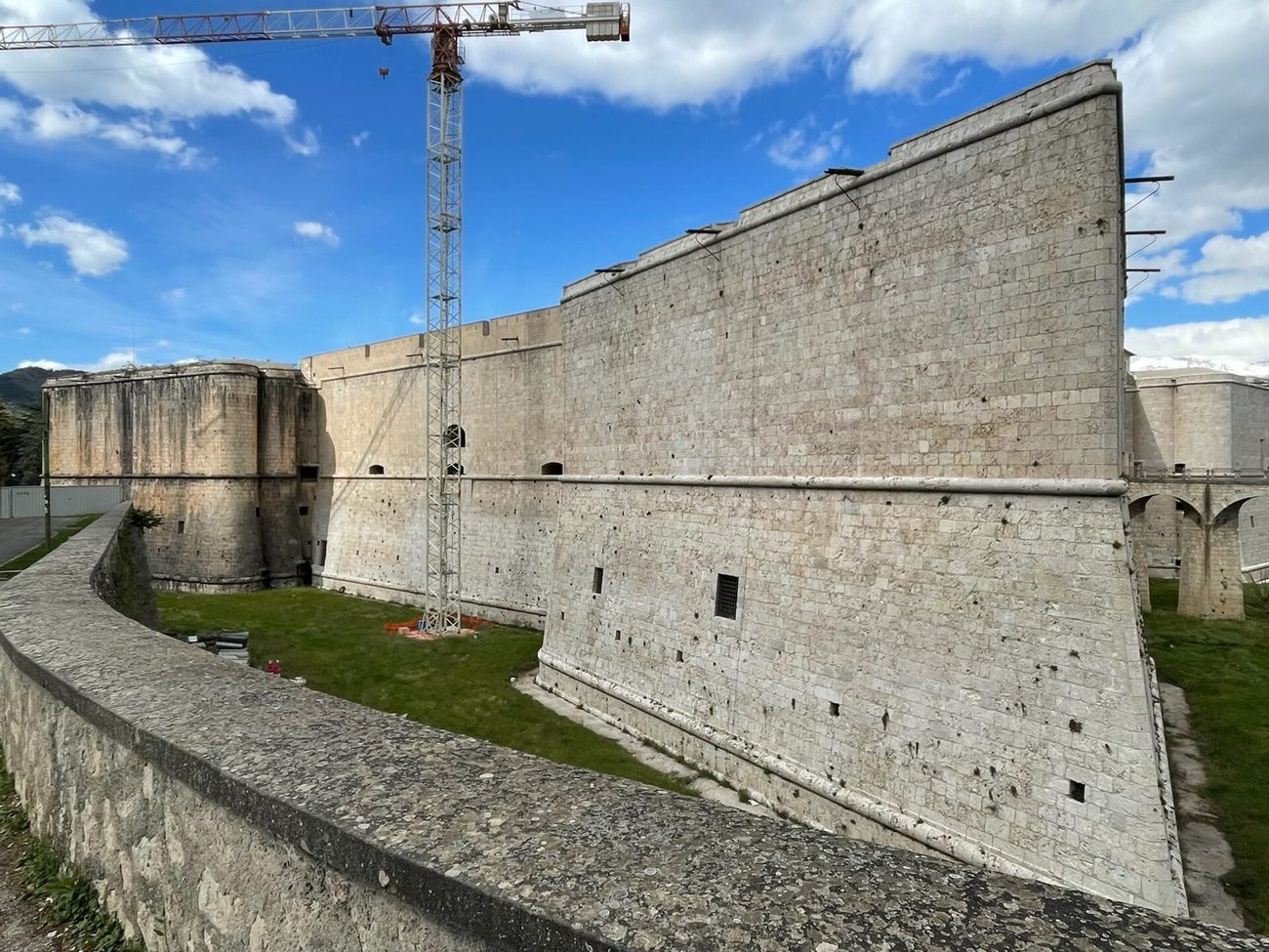 The Forte Spagnolo, L'Aquila's sixteenth-century Spanish fort