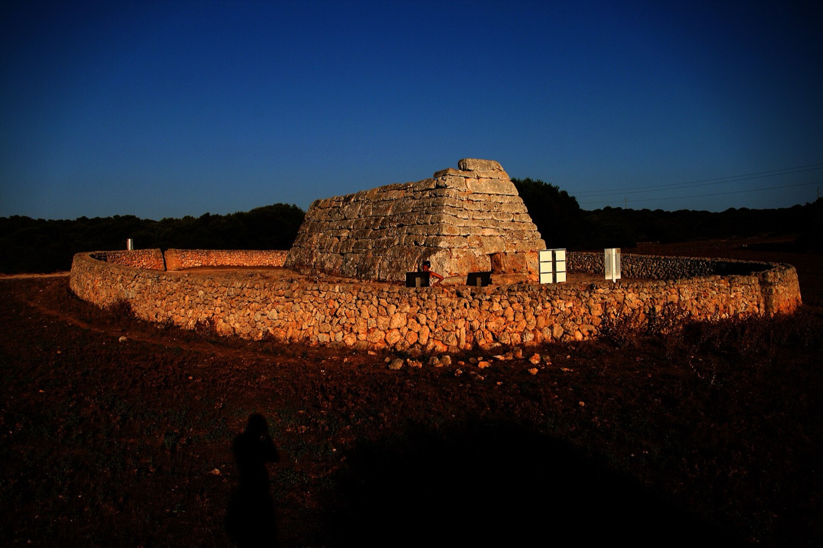 The Naveta des Tudons, a Bronze Age stone burial chamber near Ciutadella