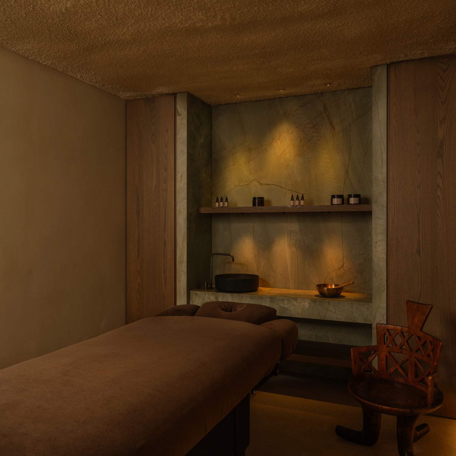 One of the eight treatment rooms at Nao