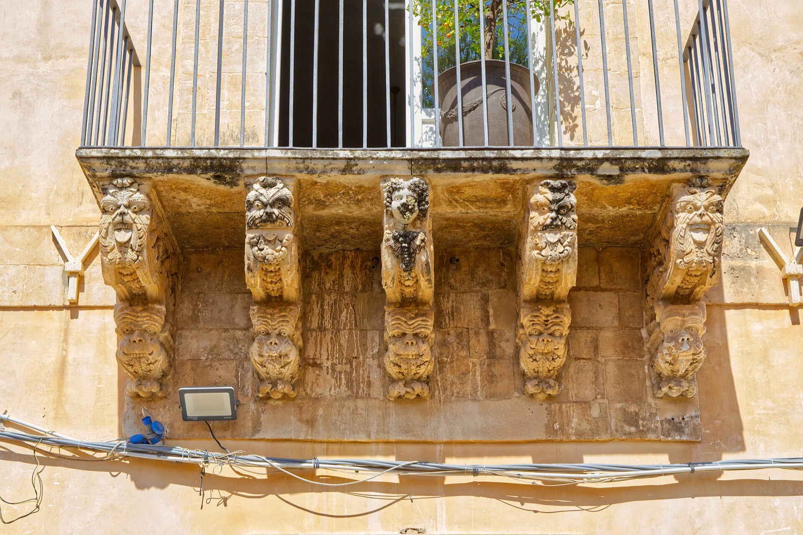 Baroque street view in Noto, Sicily