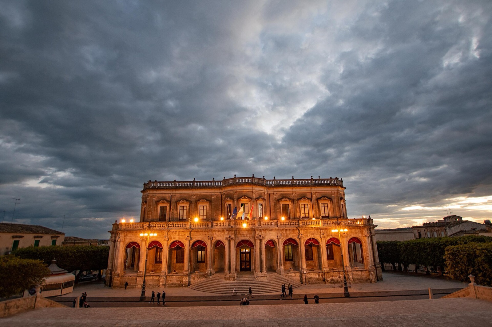 Palazzo Ducezio, the baroque town hall of Noto