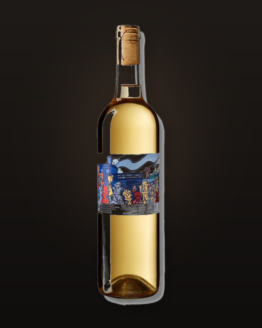 Mataroa, the estate's white, with its ship label