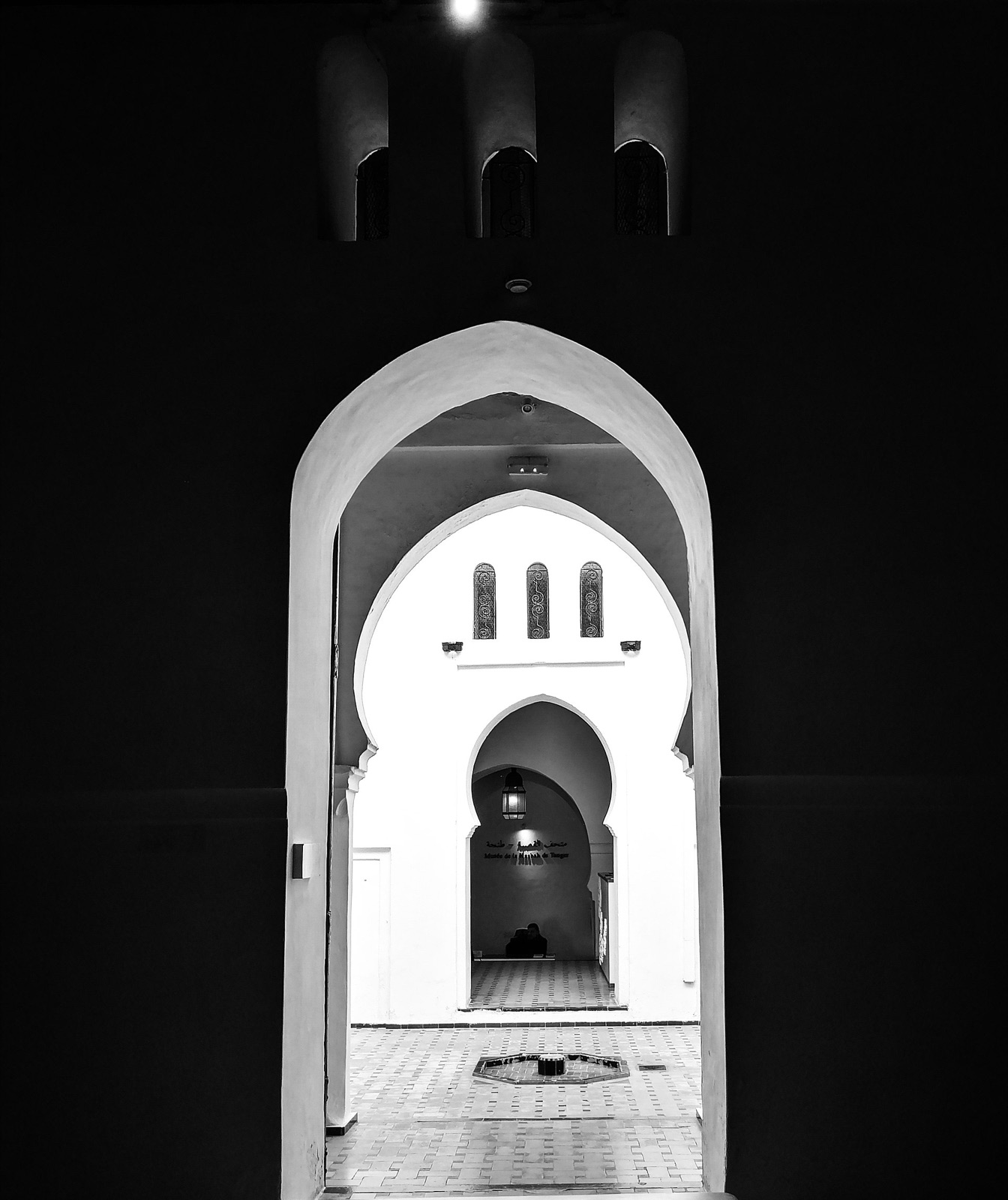 A lane climbing through the kasbah