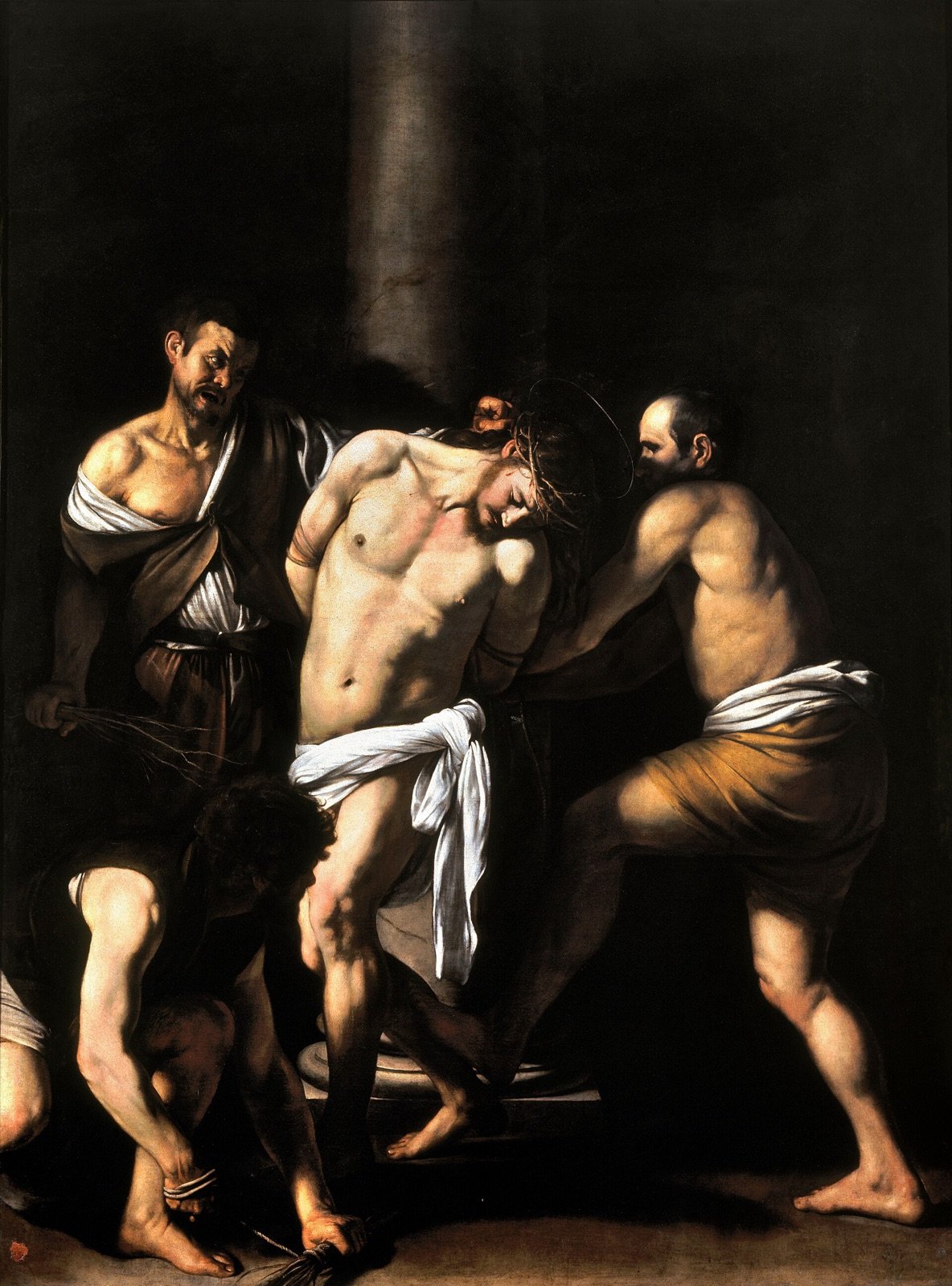 Caravaggio, The Flagellation of Christ, 1607, now at Capodimonte