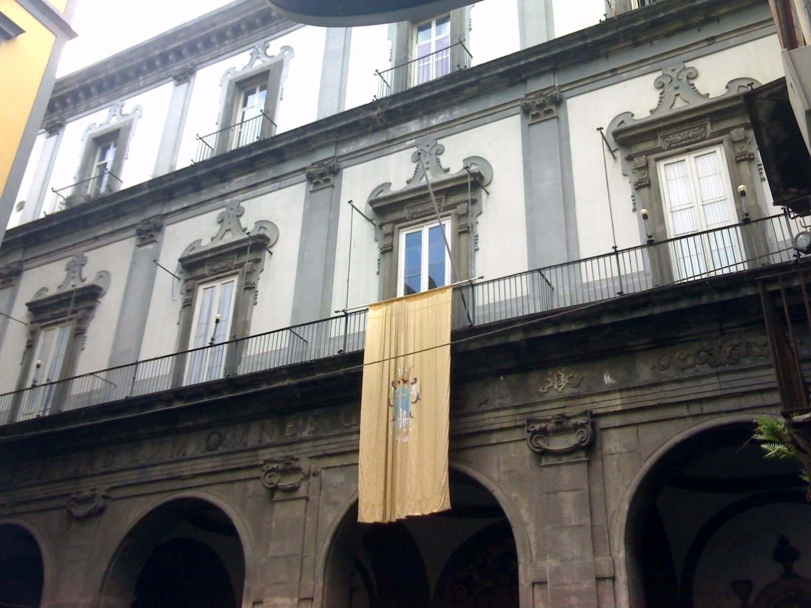 The facade of Pio Monte della Misericordia in Naples