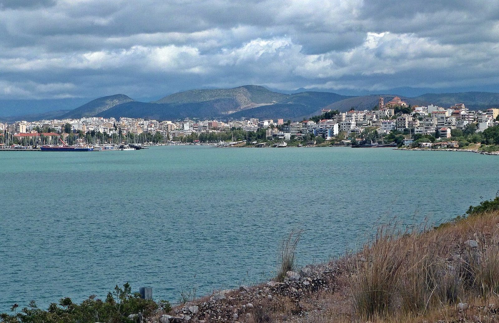 The Euboean shore at Chalcis
