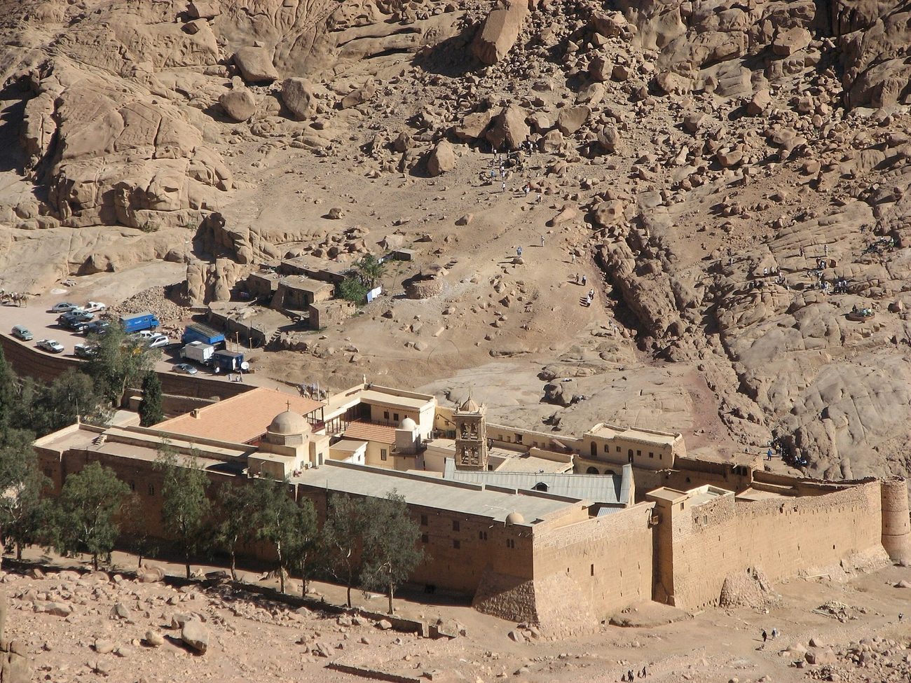 Saint Catherine's Monastery at the foot of Mount Sinai