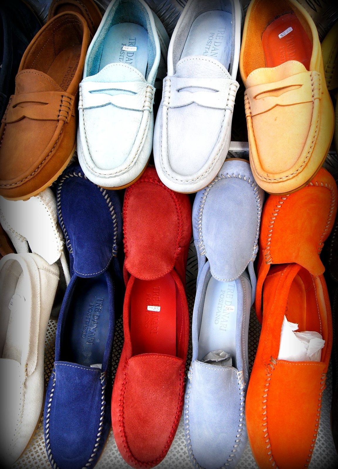 The Positano sandal, cut to your foot while you wait