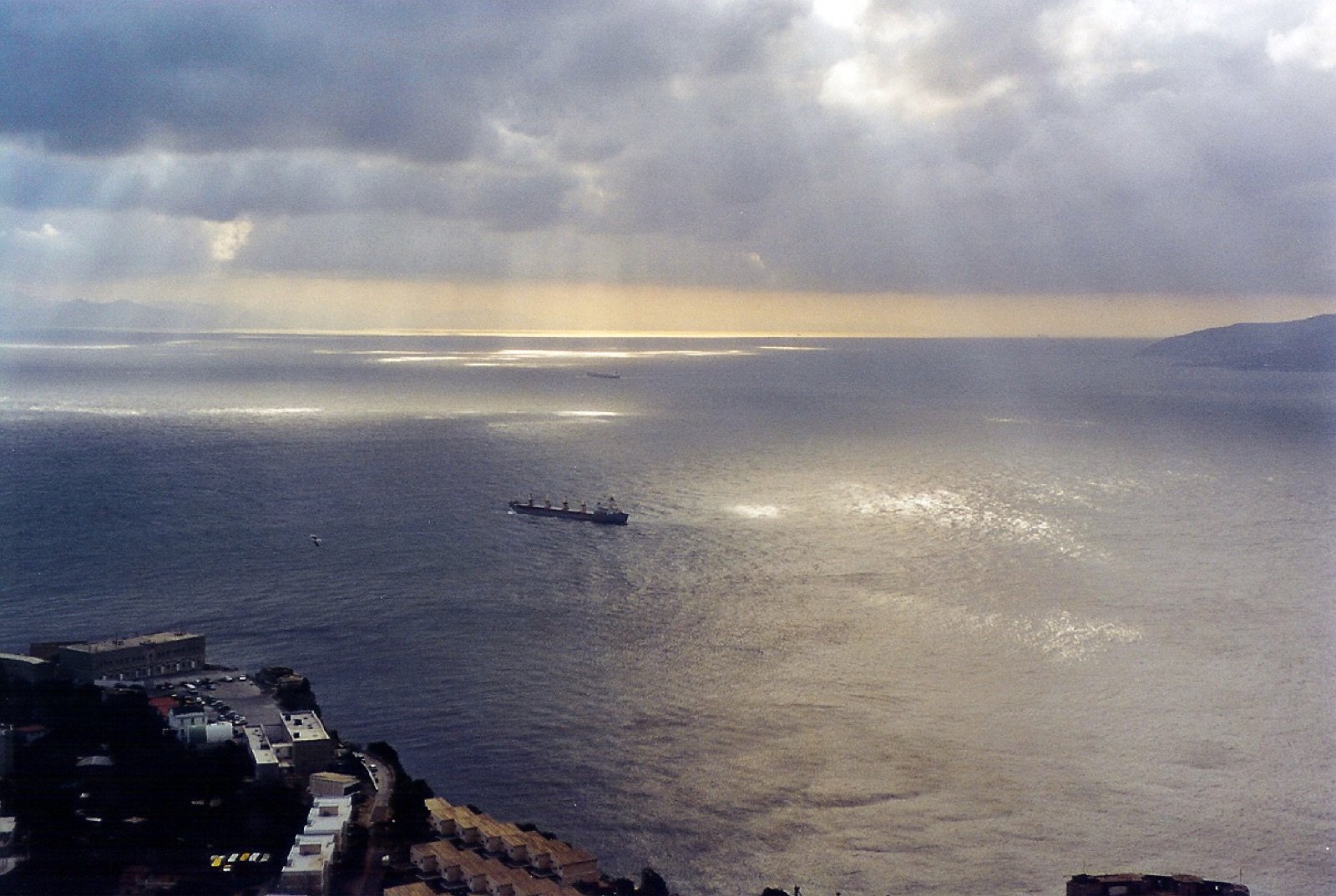 Roughly fourteen kilometres of contested water is the reason the Mediterranean stays full.