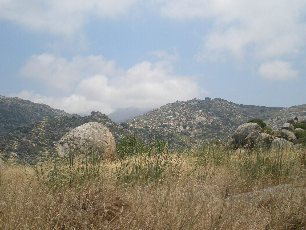 The granite boulder landscape around Volax, Tinos