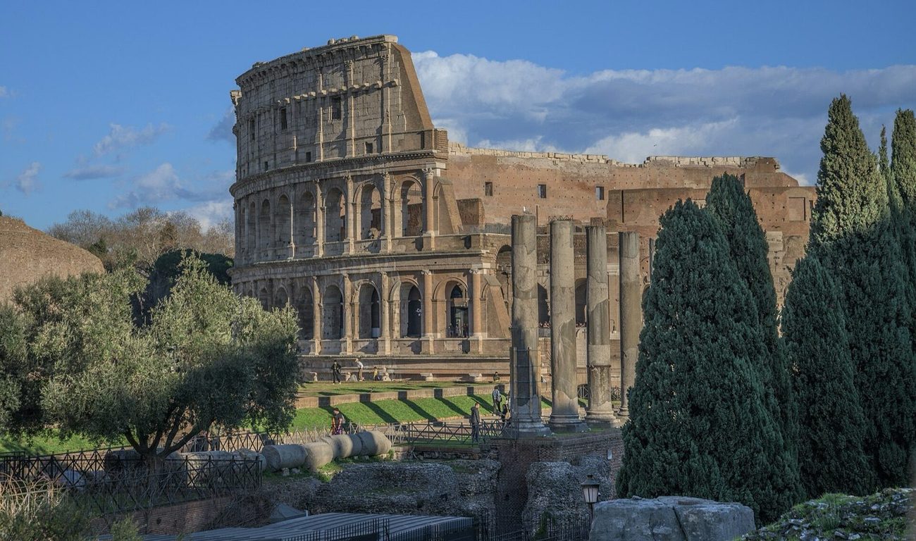 The Colosseum and the Roman Forum