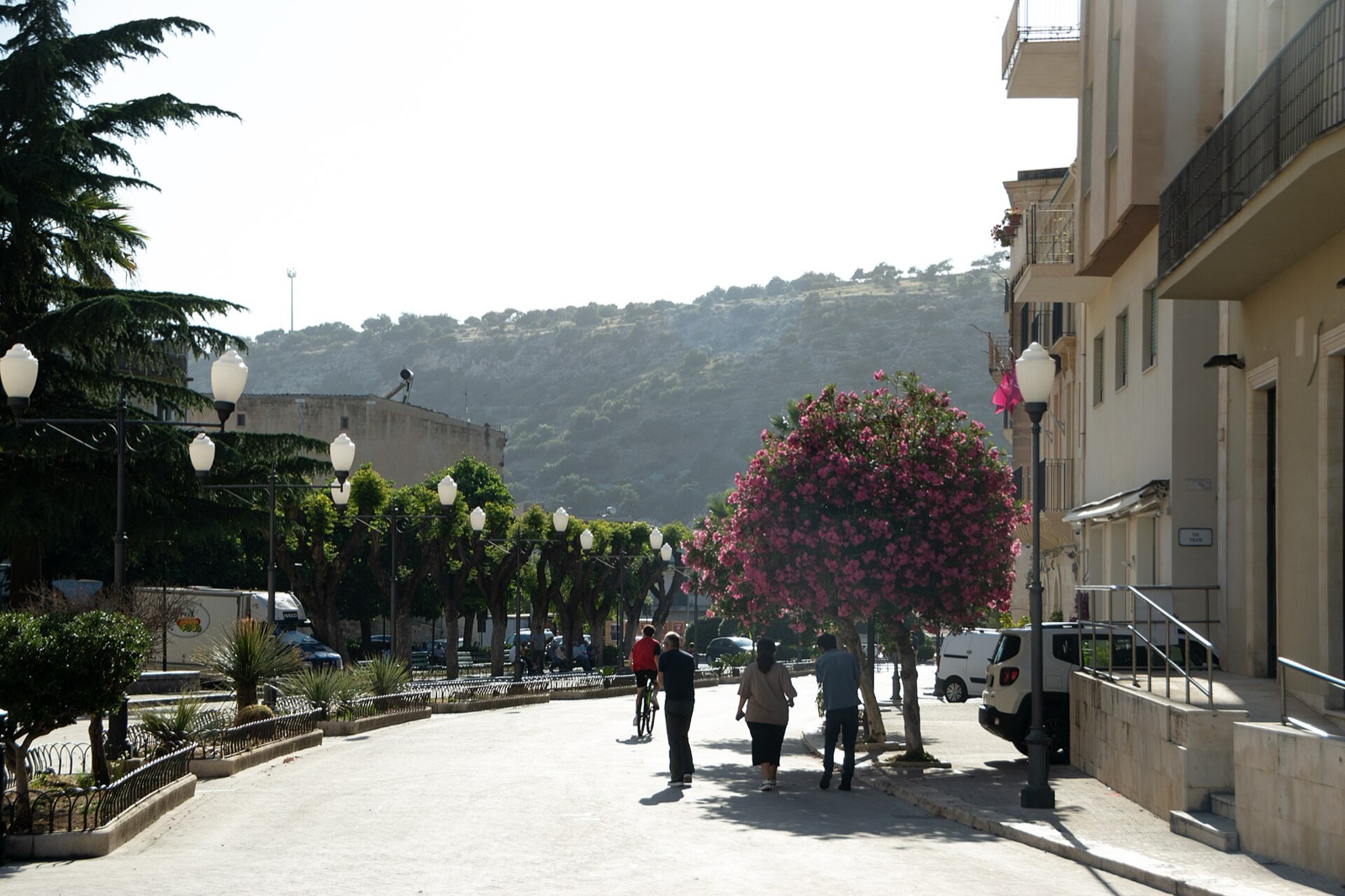 A honey-stone baroque street in Scicli