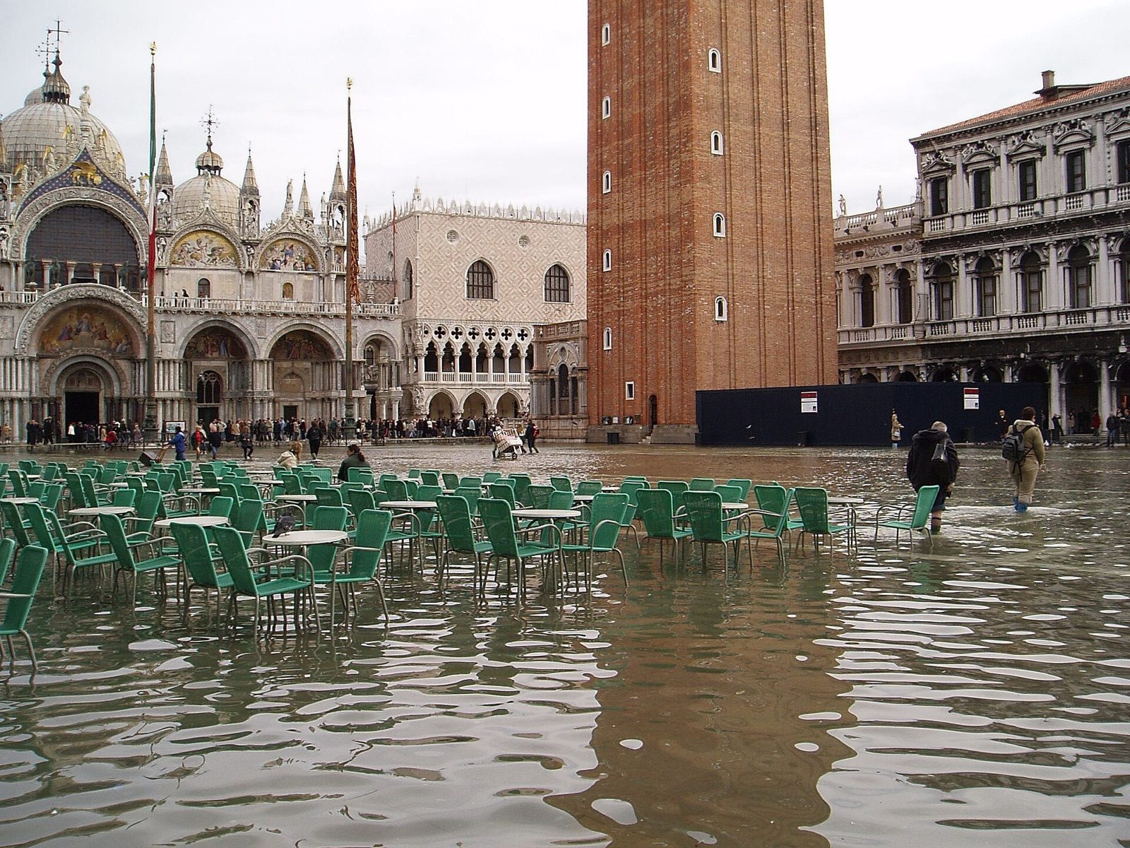 Venice and the tide it now keeps at the door