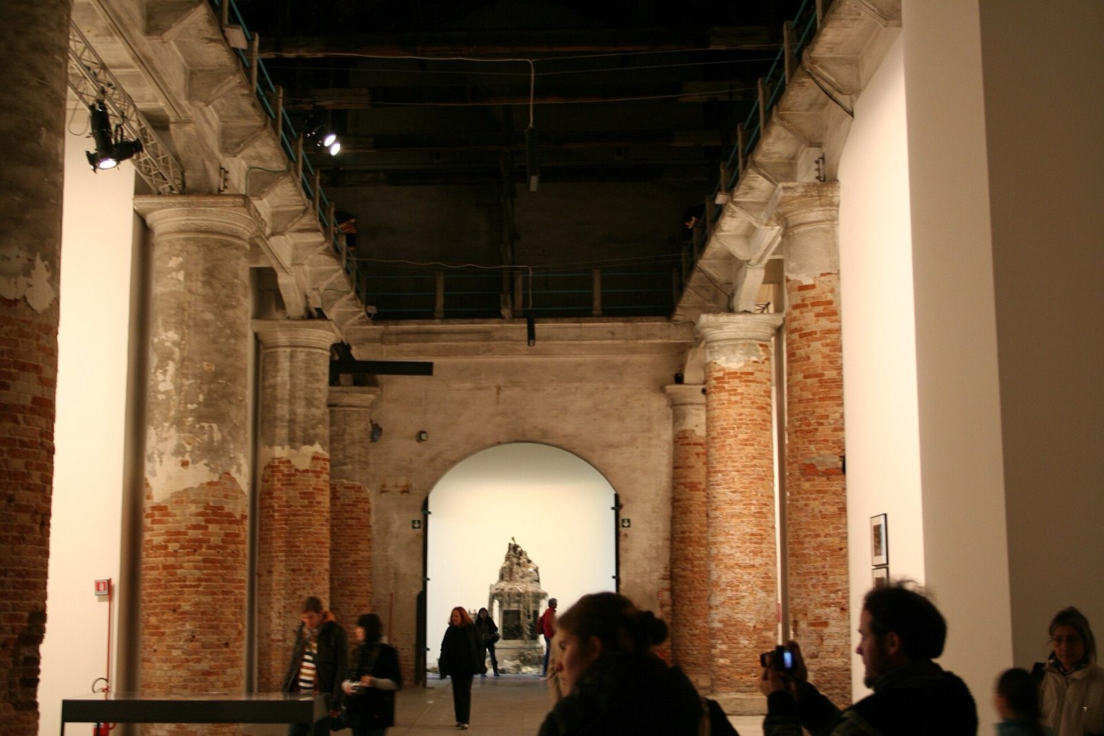 Interior of the Arsenale, a principal Biennale venue