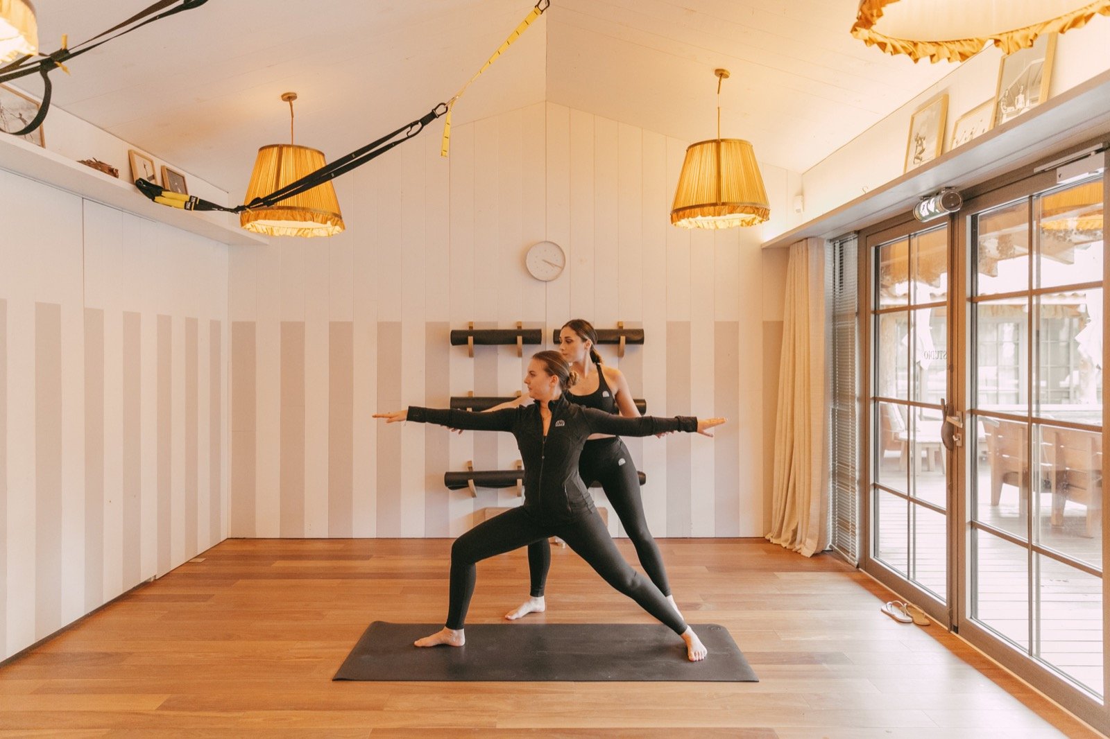 A training session in the Shape Club studio
