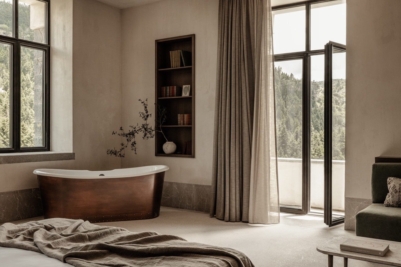 Wellness and stone detailing at Manna
