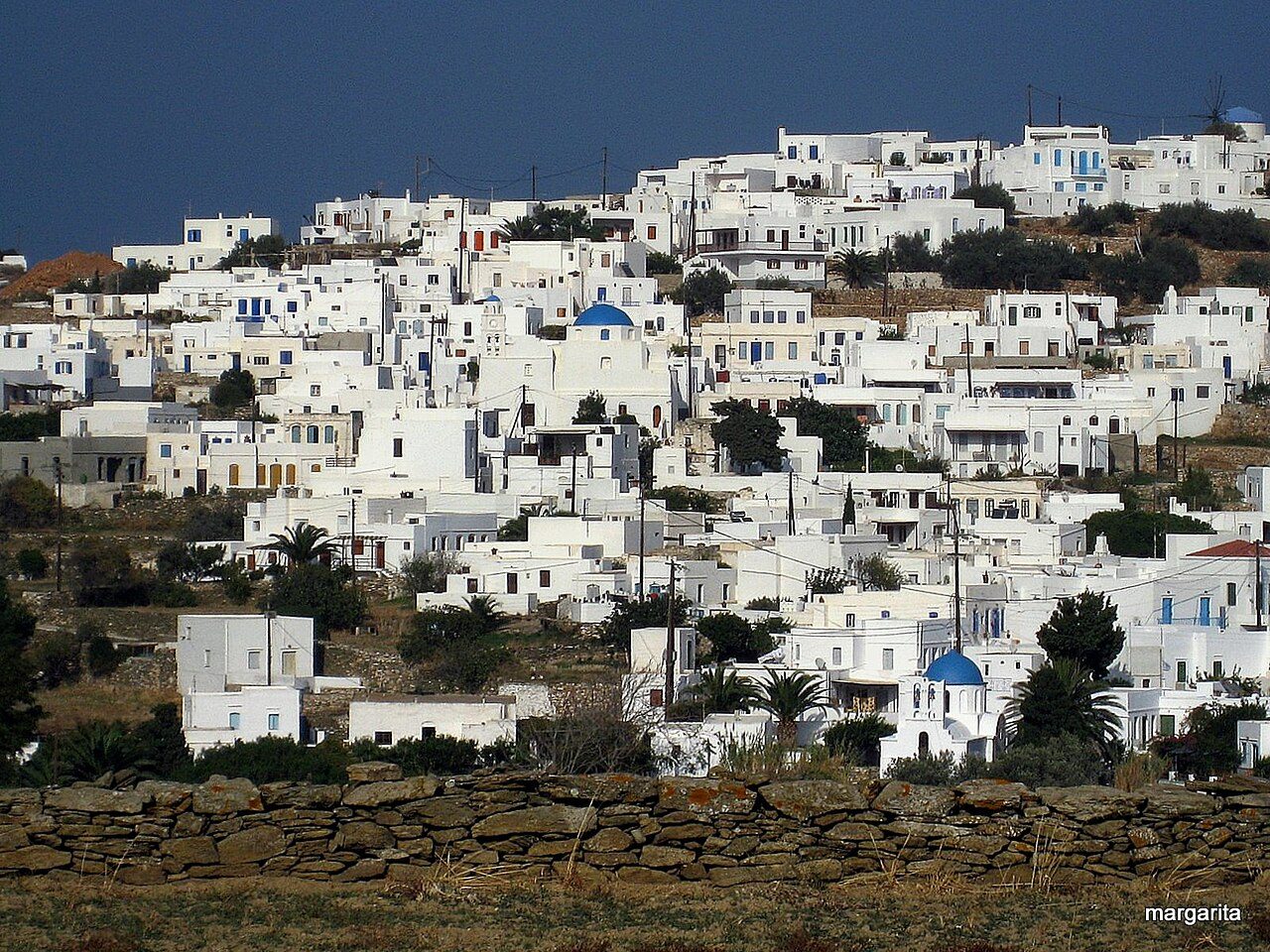 The village of Artemonas on Sifnos